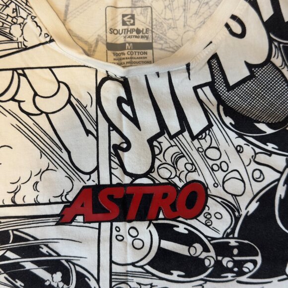 Vintage Astro Boy SouthPole Graphic Tee – Size M (Authentic, 100% Cotton) - Picture 2 of 4
